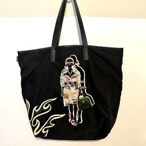 Prada Tessuto Female Model Robot Tote